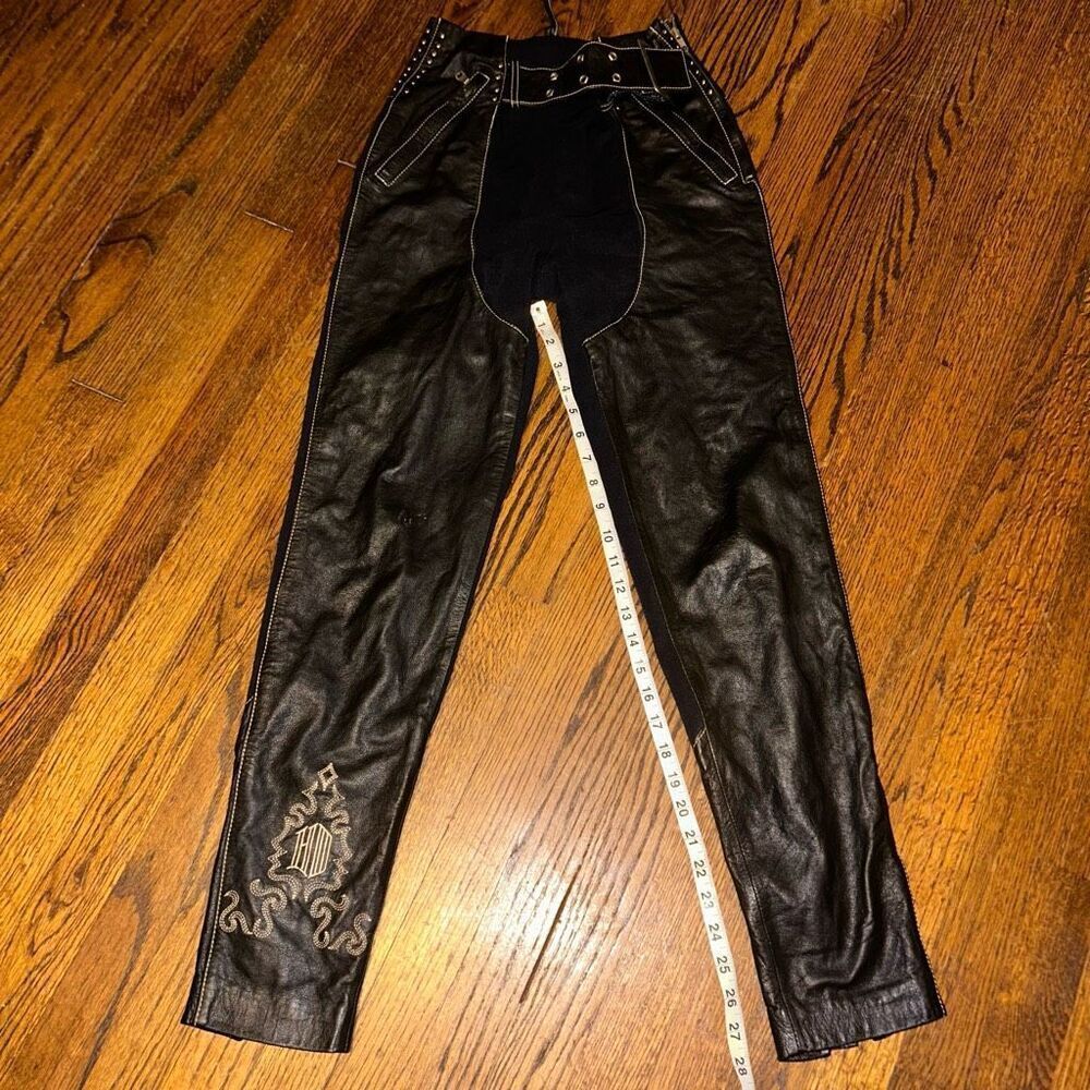 Harley-Davidson Black Leather Pants